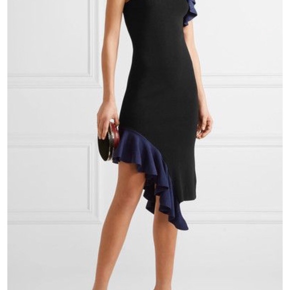 Jonathan Simkhai Dresses & Skirts - Jonathan Simkhai Assymetric Ruffle Knit Dress Med.